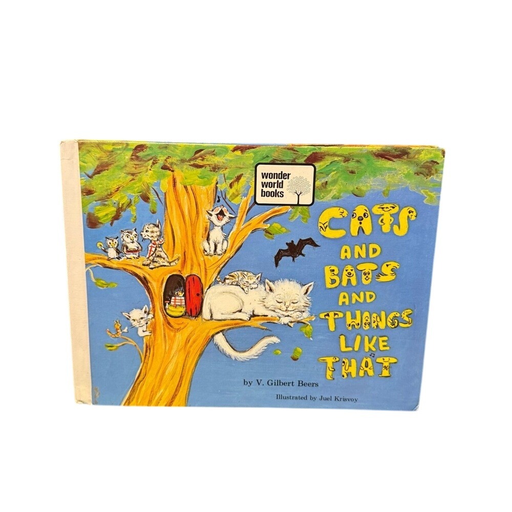 Scholastic Cats and Bats and Things Like That V Gilbert Beers Vintage Book